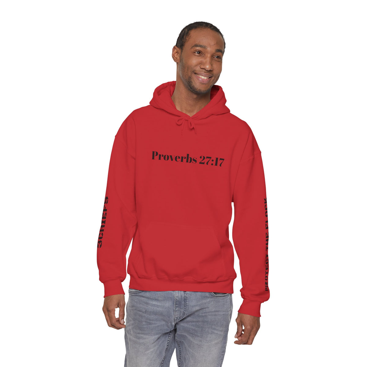 Proverbs 27:17 "I Am My Brother's Keeper" Hoodie — Christian Faith Pullover