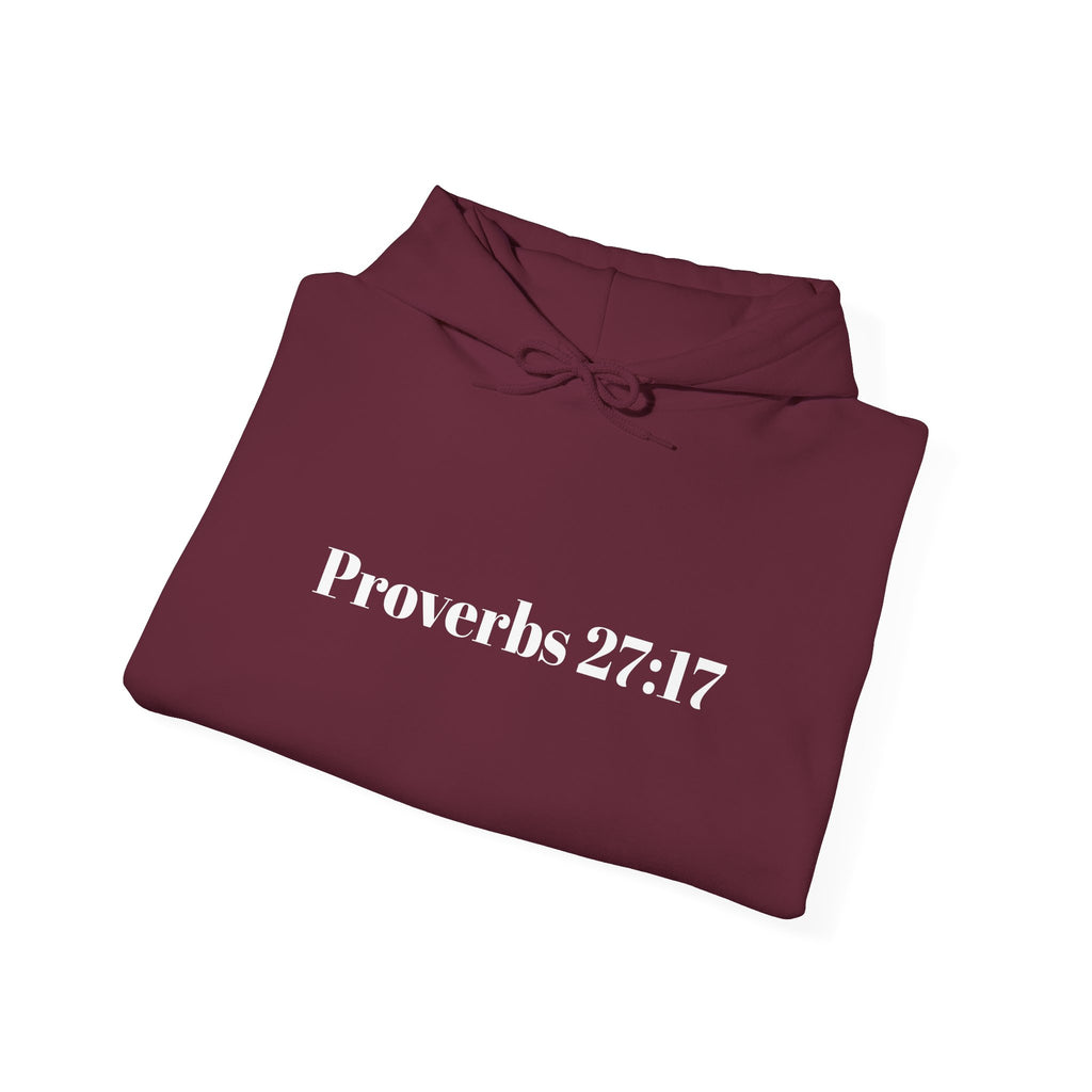 Proverbs 27:17 "I Am My Brother's Keeper" Hoodie — Christian Faith Pullover