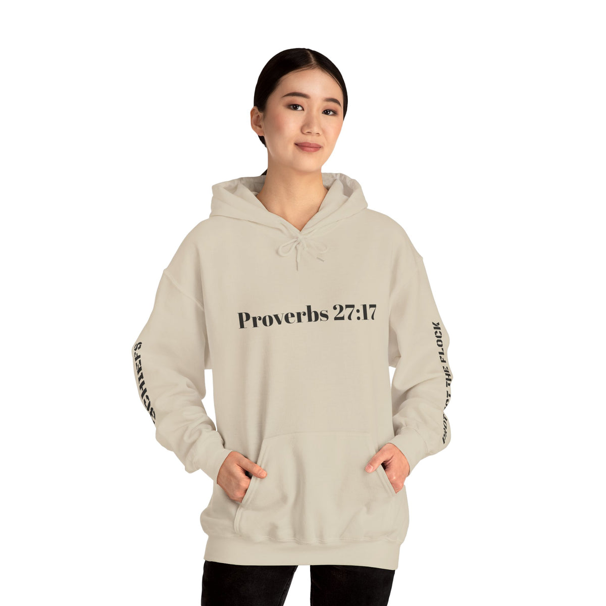 Proverbs 27:17 "I Am My Brother's Keeper" Hoodie — Christian Faith Pullover