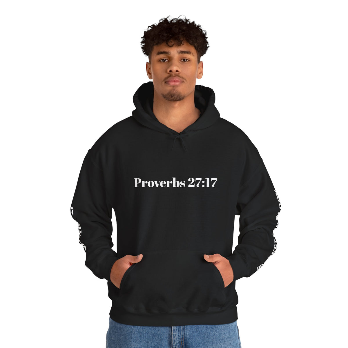 Proverbs 27:17 "I Am My Brother's Keeper" Hoodie — Christian Faith Pullover