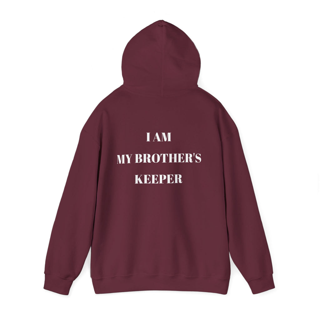 Proverbs 27:17 "I Am My Brother's Keeper" Hoodie — Christian Faith Pullover