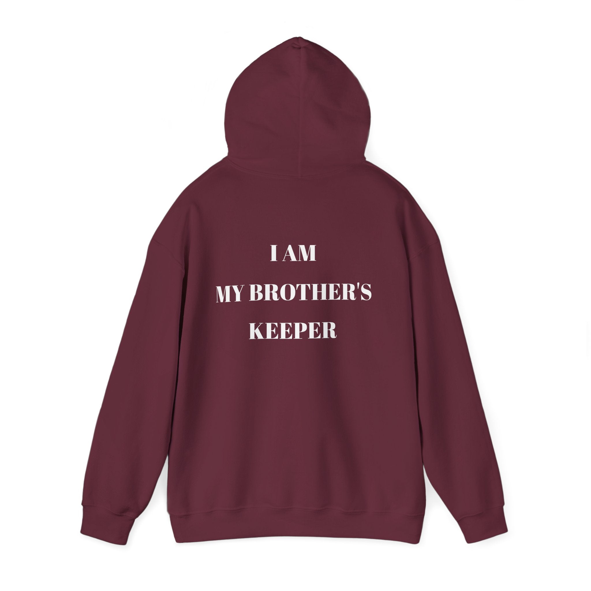 Proverbs 27:17 "I Am My Brother's Keeper" Hoodie — Christian Faith Pullover