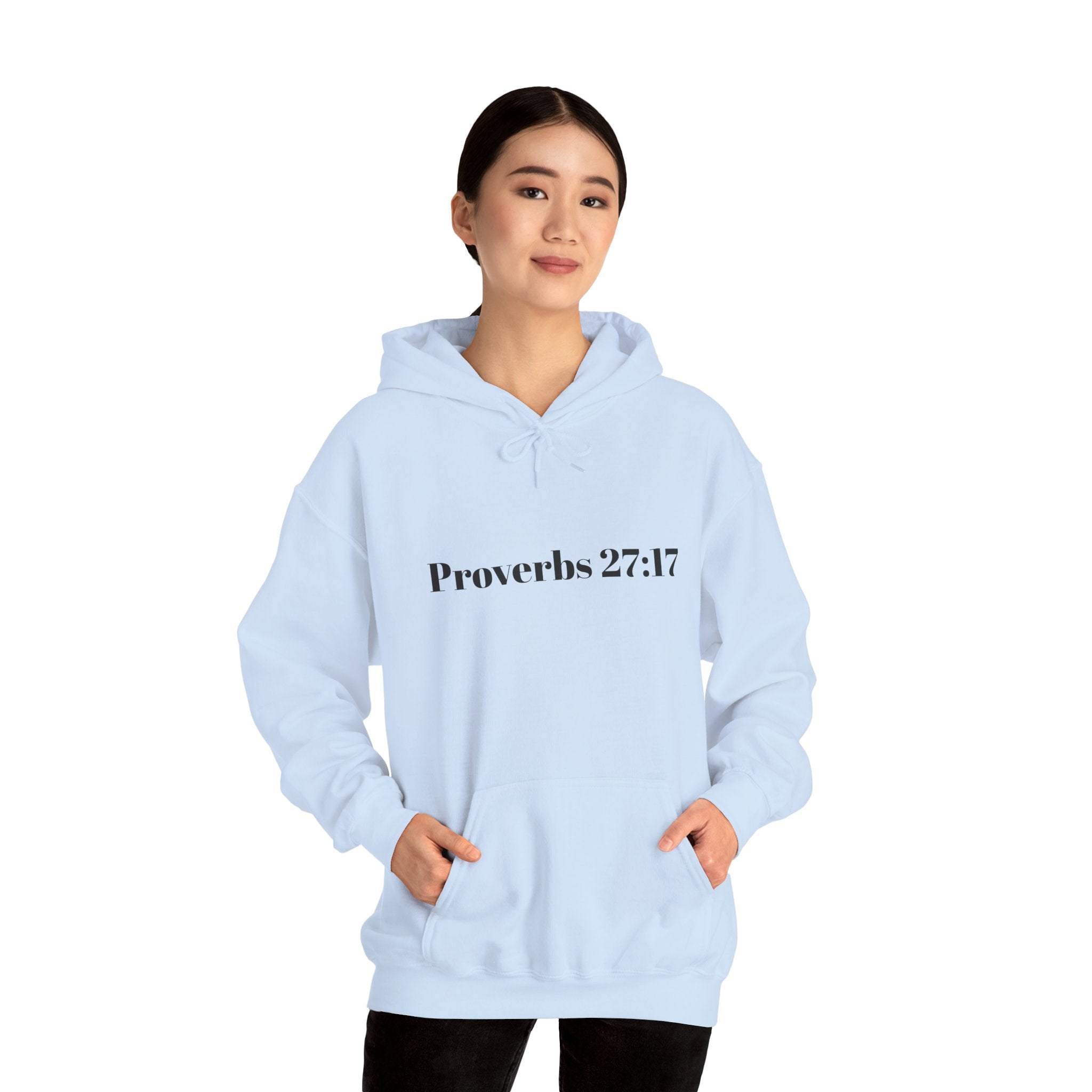 Proverbs 27:17 "I Am My Brother's Keeper" Hoodie — Christian Faith Pullover
