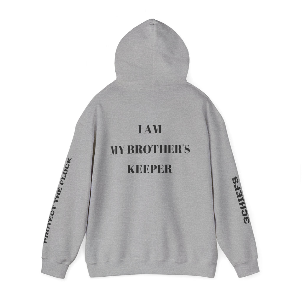 Proverbs 27:17 "I Am My Brother's Keeper" Hoodie — Christian Faith Pullover