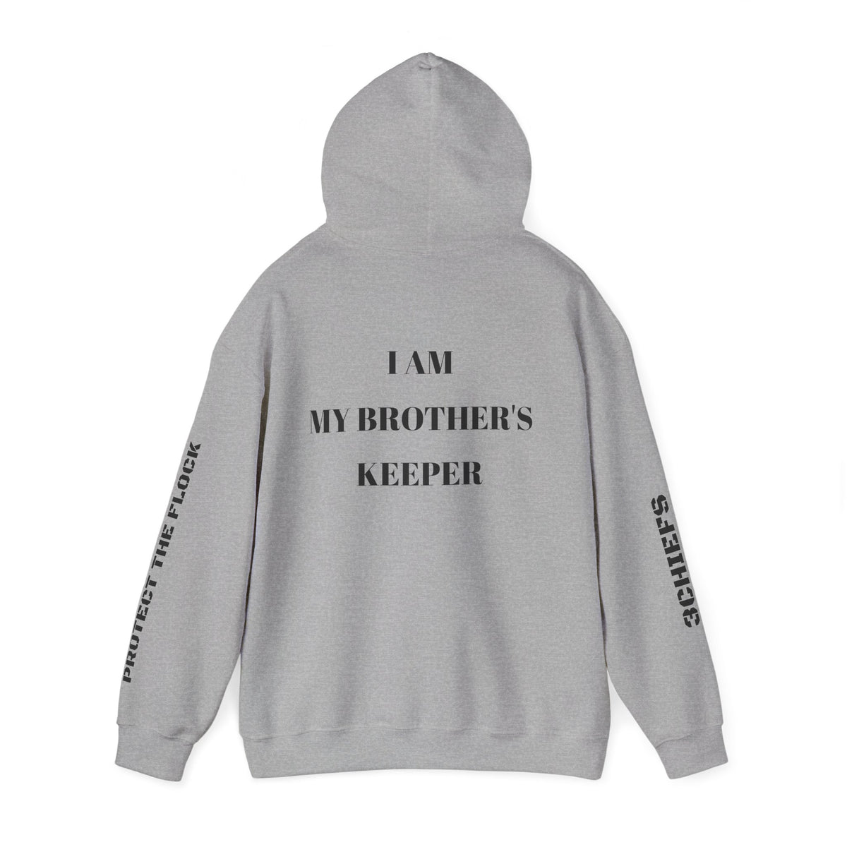 Proverbs 27:17 "I Am My Brother's Keeper" Hoodie — Christian Faith Pullover