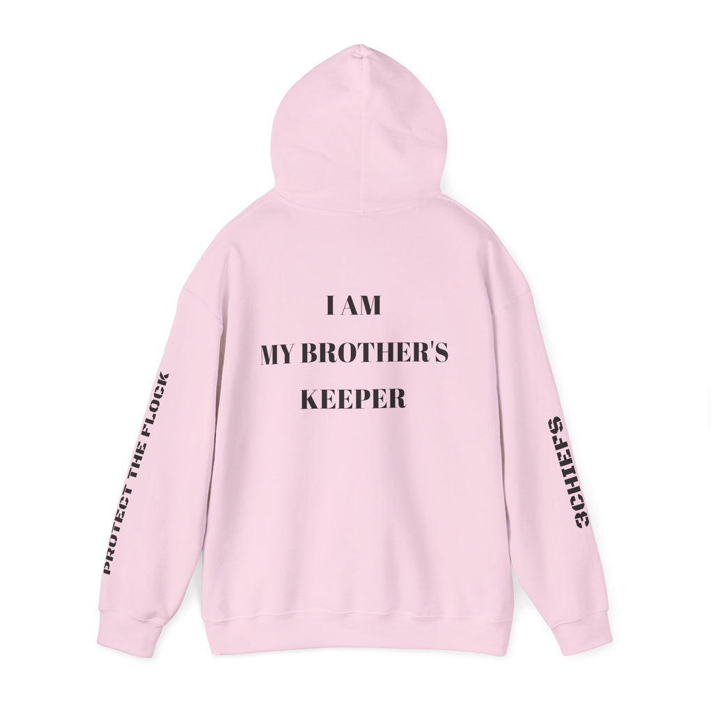 Proverbs 27:17 "I Am My Brother's Keeper" Hoodie — Christian Faith Pullover