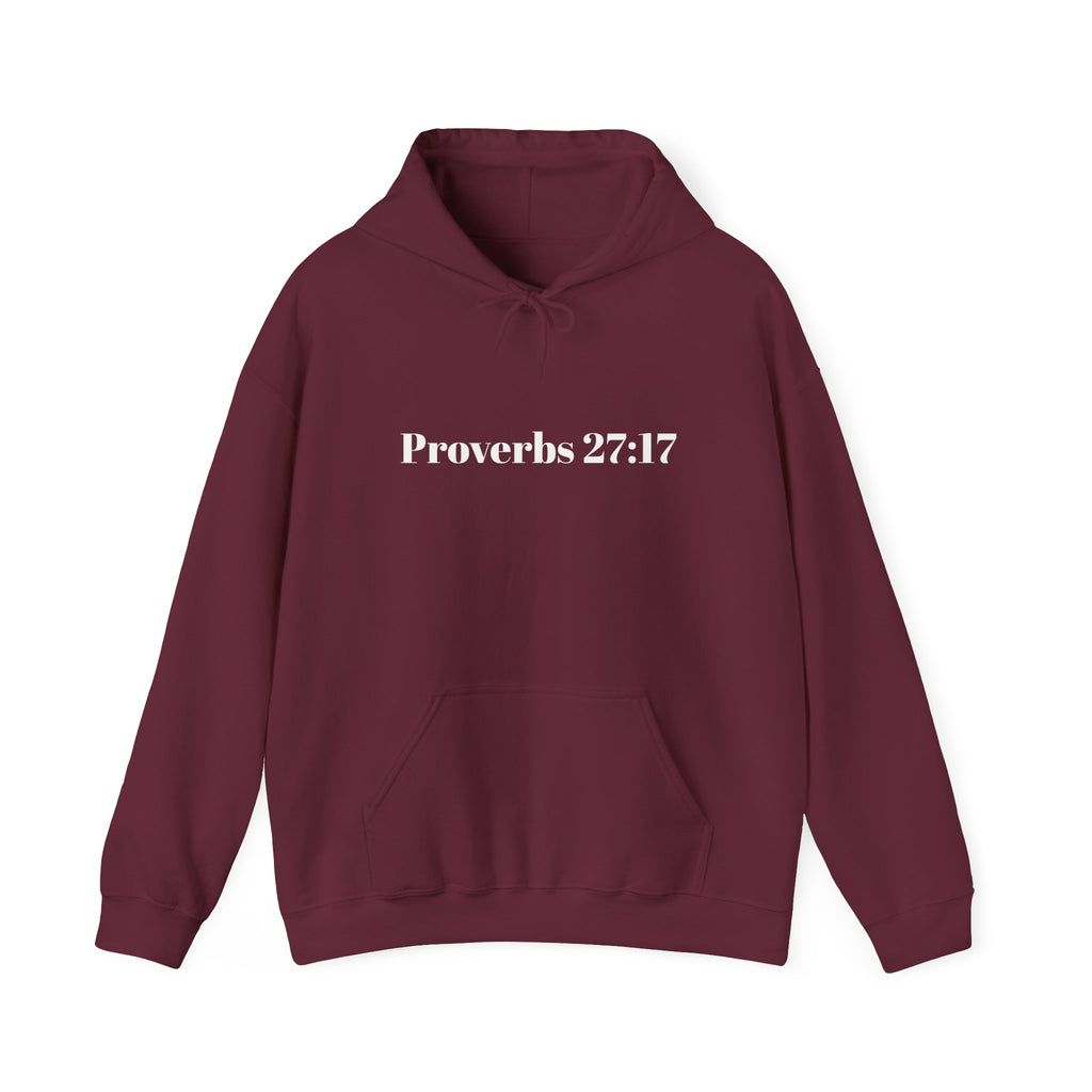 Proverbs 27:17 "I Am My Brother's Keeper" Hoodie — Christian Faith Pullover