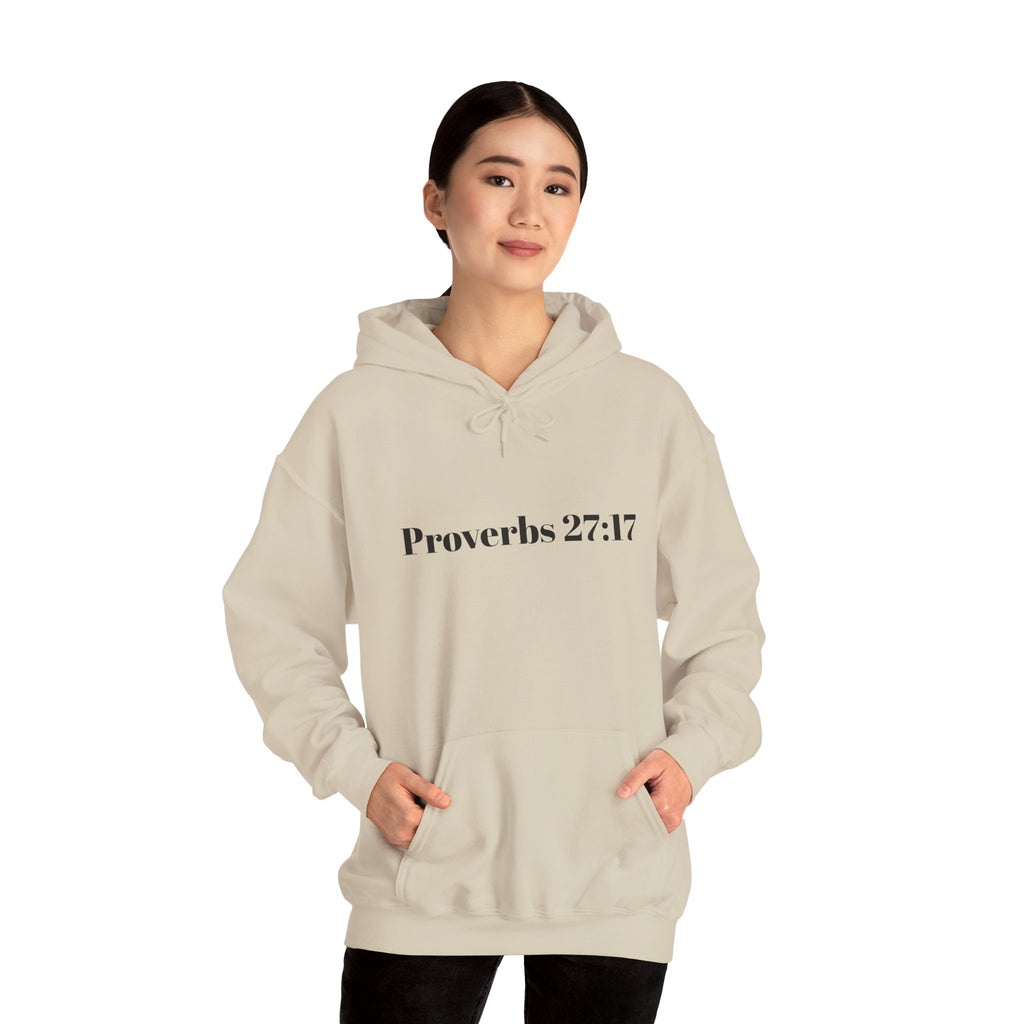 Proverbs 27:17 "I Am My Brother's Keeper" Hoodie — Christian Faith Pullover