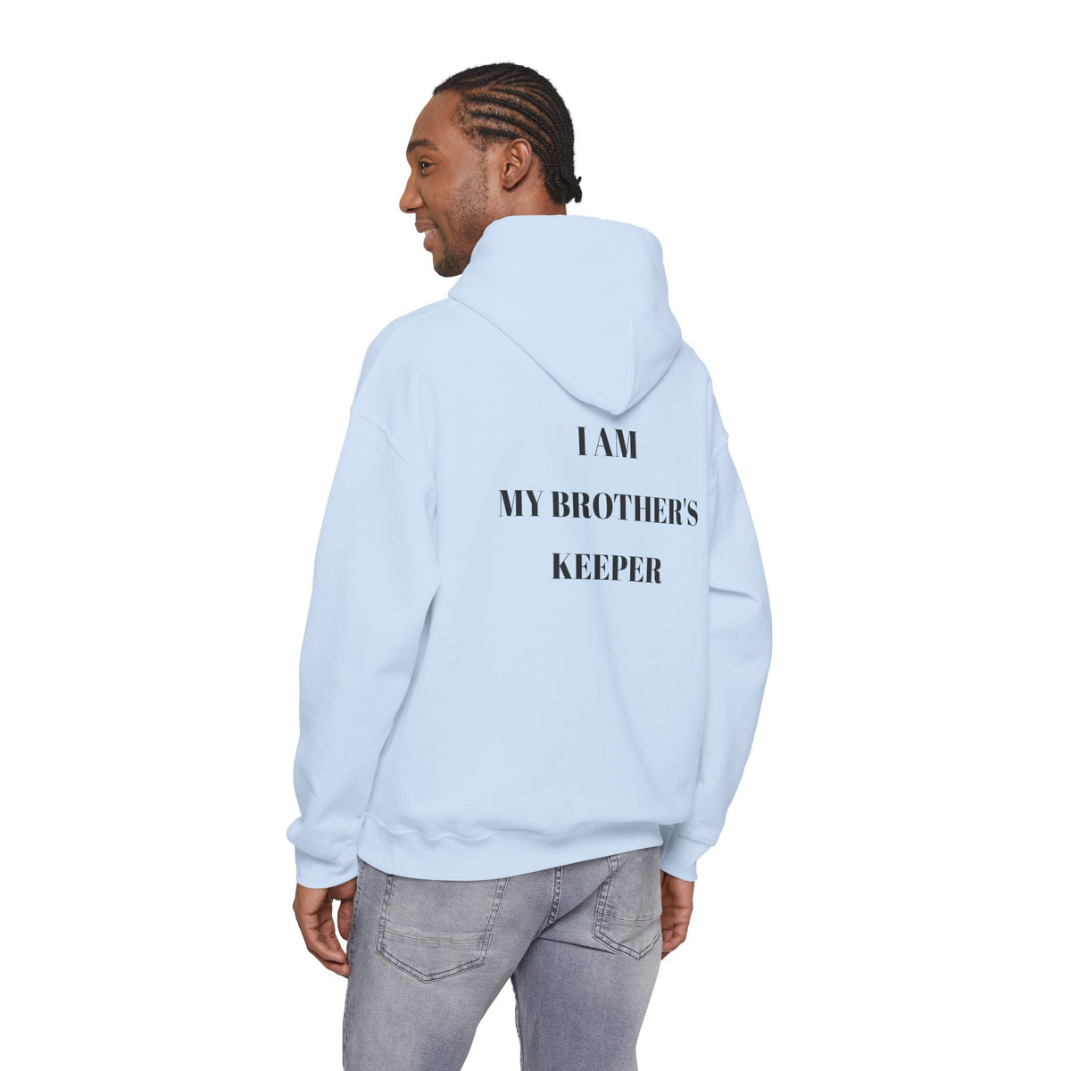 Proverbs 27:17 "I Am My Brother's Keeper" Hoodie — Christian Faith Pullover