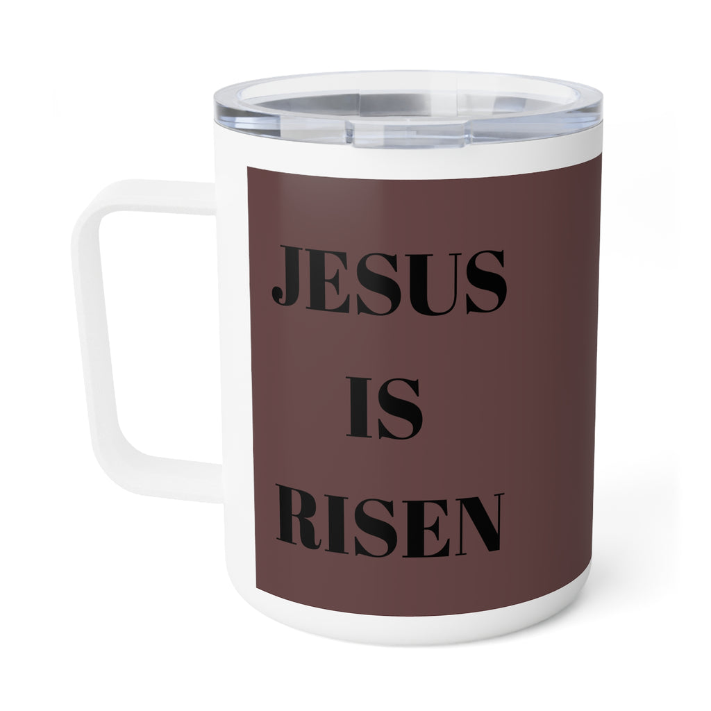Jesus is Risen, Lidded 10oz mug