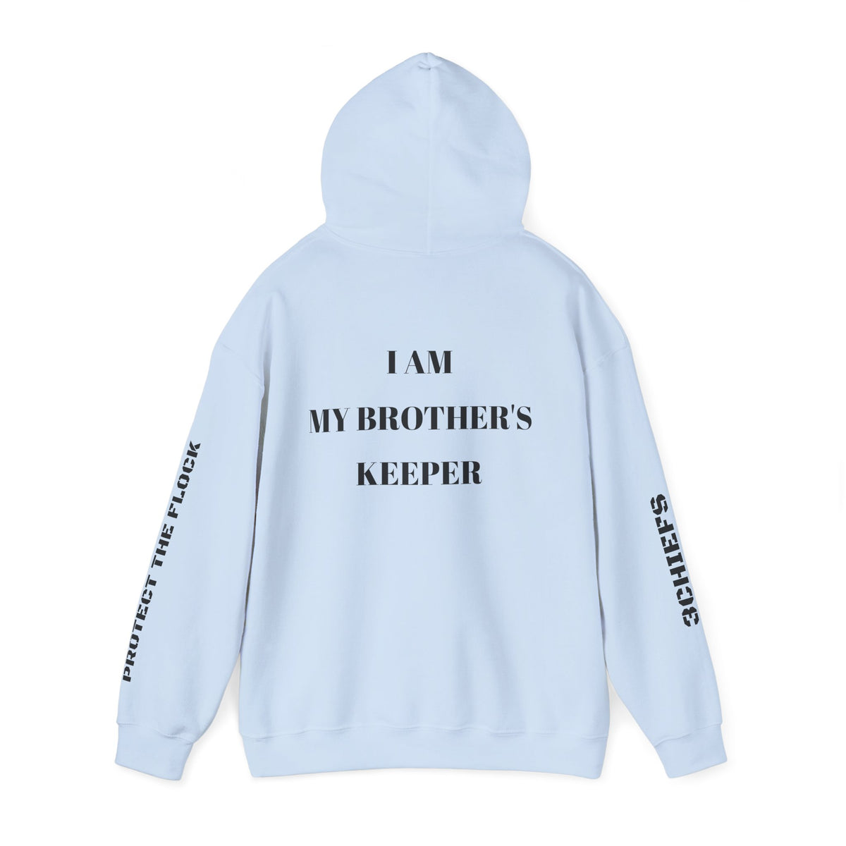 Proverbs 27:17 "I Am My Brother's Keeper" Hoodie — Christian Faith Pullover