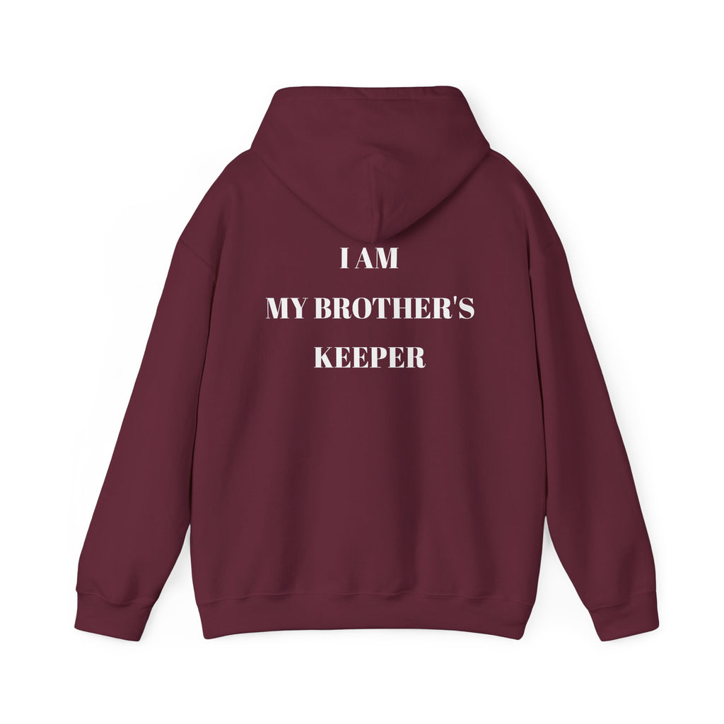 Proverbs 27:17 "I Am My Brother's Keeper" Hoodie — Christian Faith Pullover