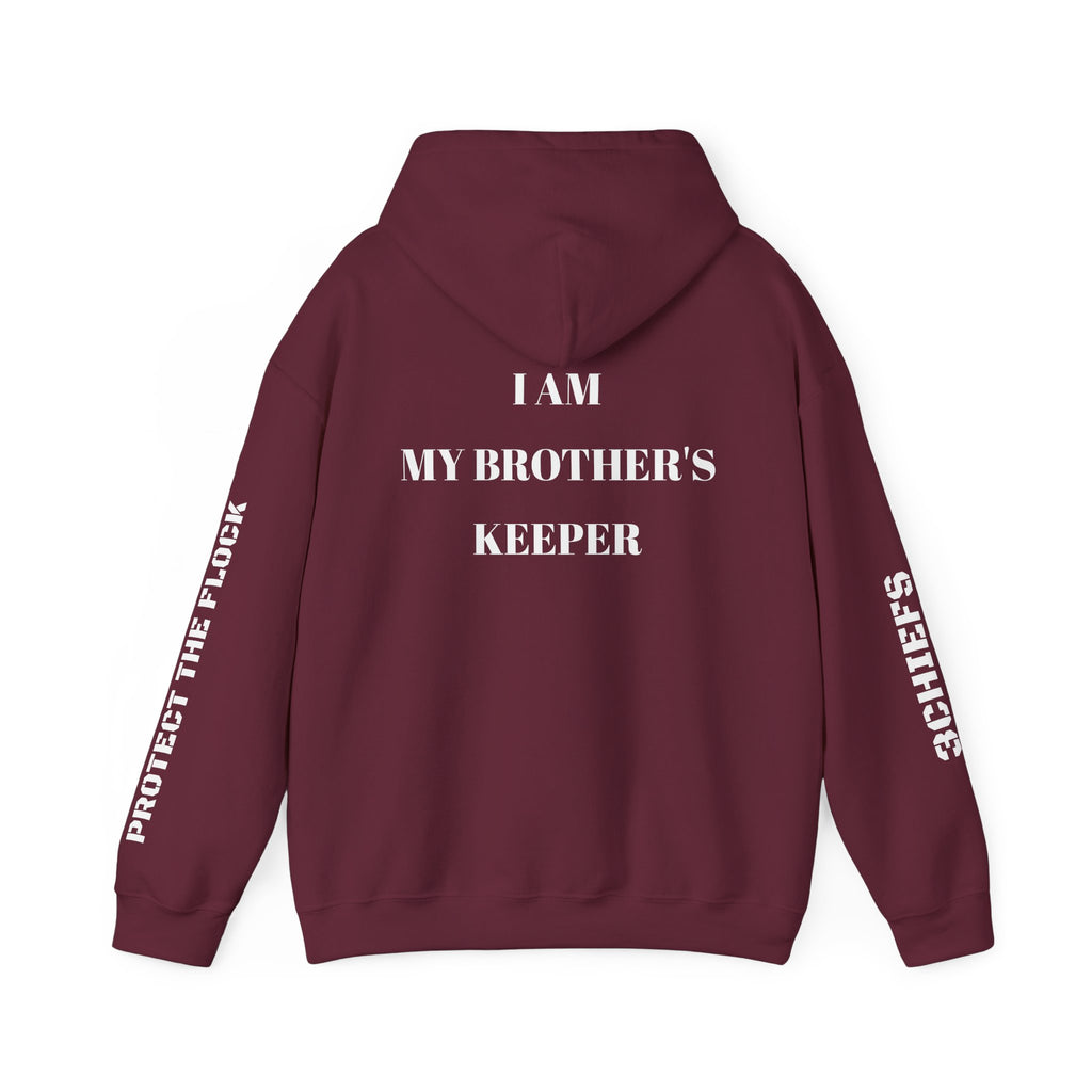 Proverbs 27:17 "I Am My Brother's Keeper" Hoodie — Christian Faith Pullover