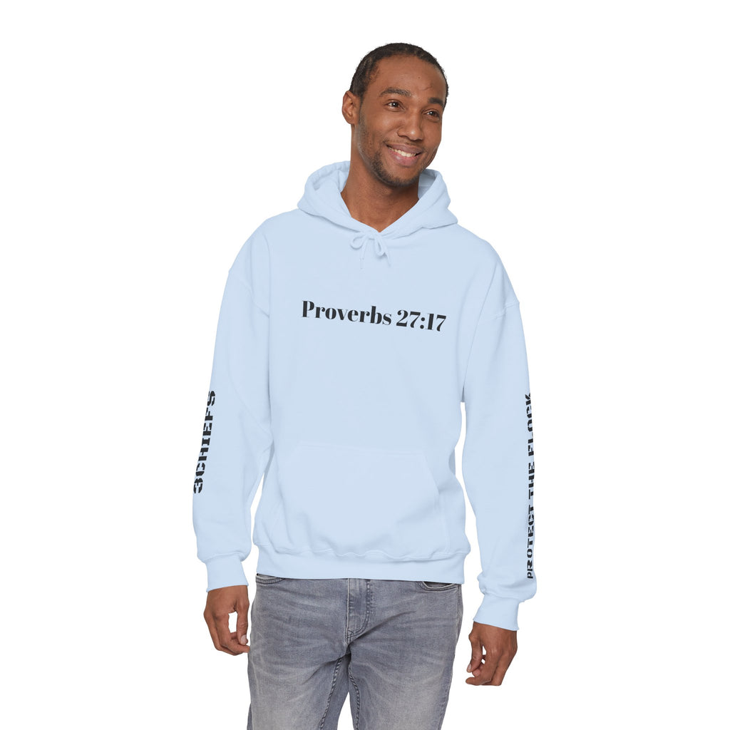 Proverbs 27:17 "I Am My Brother's Keeper" Hoodie — Christian Faith Pullover
