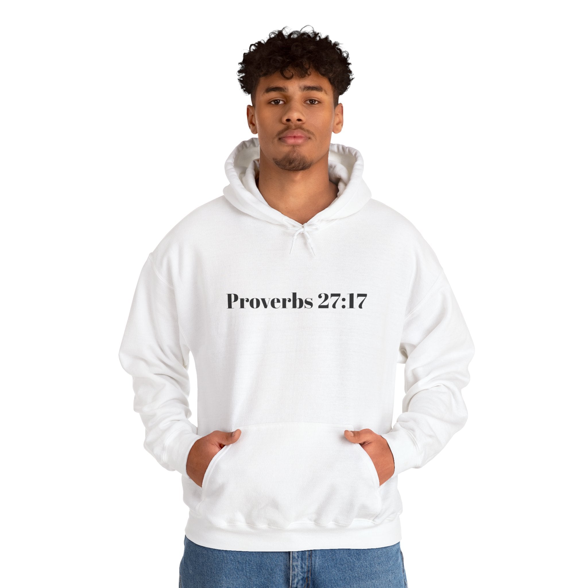 Proverbs 27:17 "I Am My Brother's Keeper" Hoodie — Christian Faith Pullover