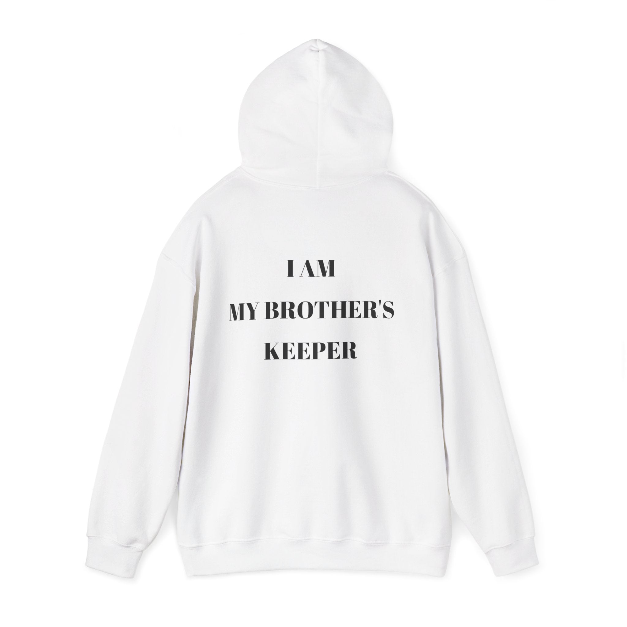 Proverbs 27:17 "I Am My Brother's Keeper" Hoodie — Christian Faith Pullover