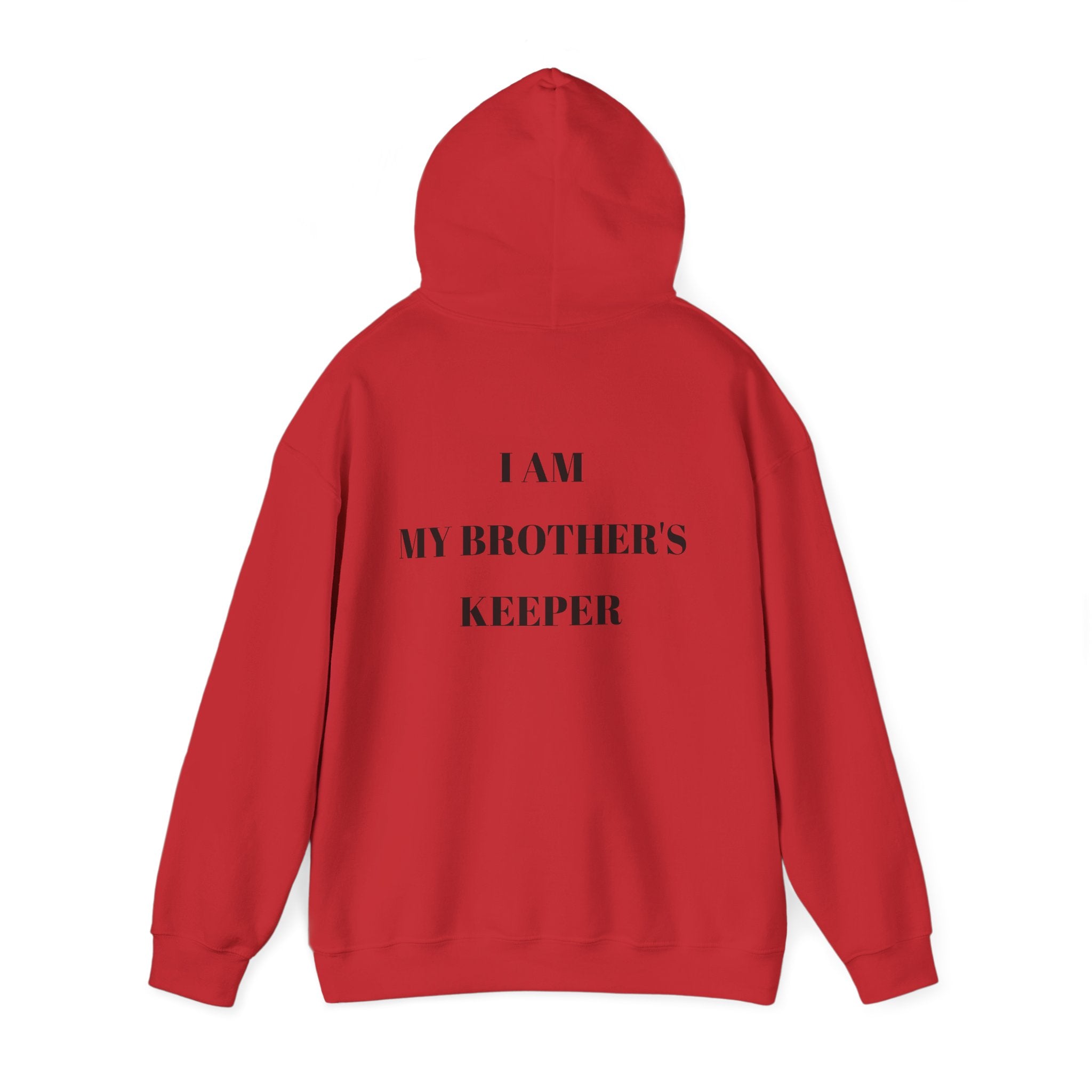 Proverbs 27:17 "I Am My Brother's Keeper" Hoodie — Christian Faith Pullover