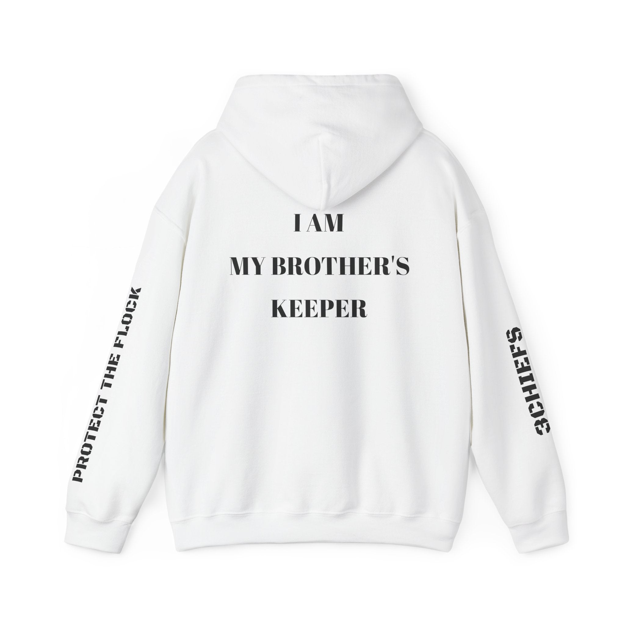 Proverbs 27:17 "I Am My Brother's Keeper" Hoodie — Christian Faith Pullover