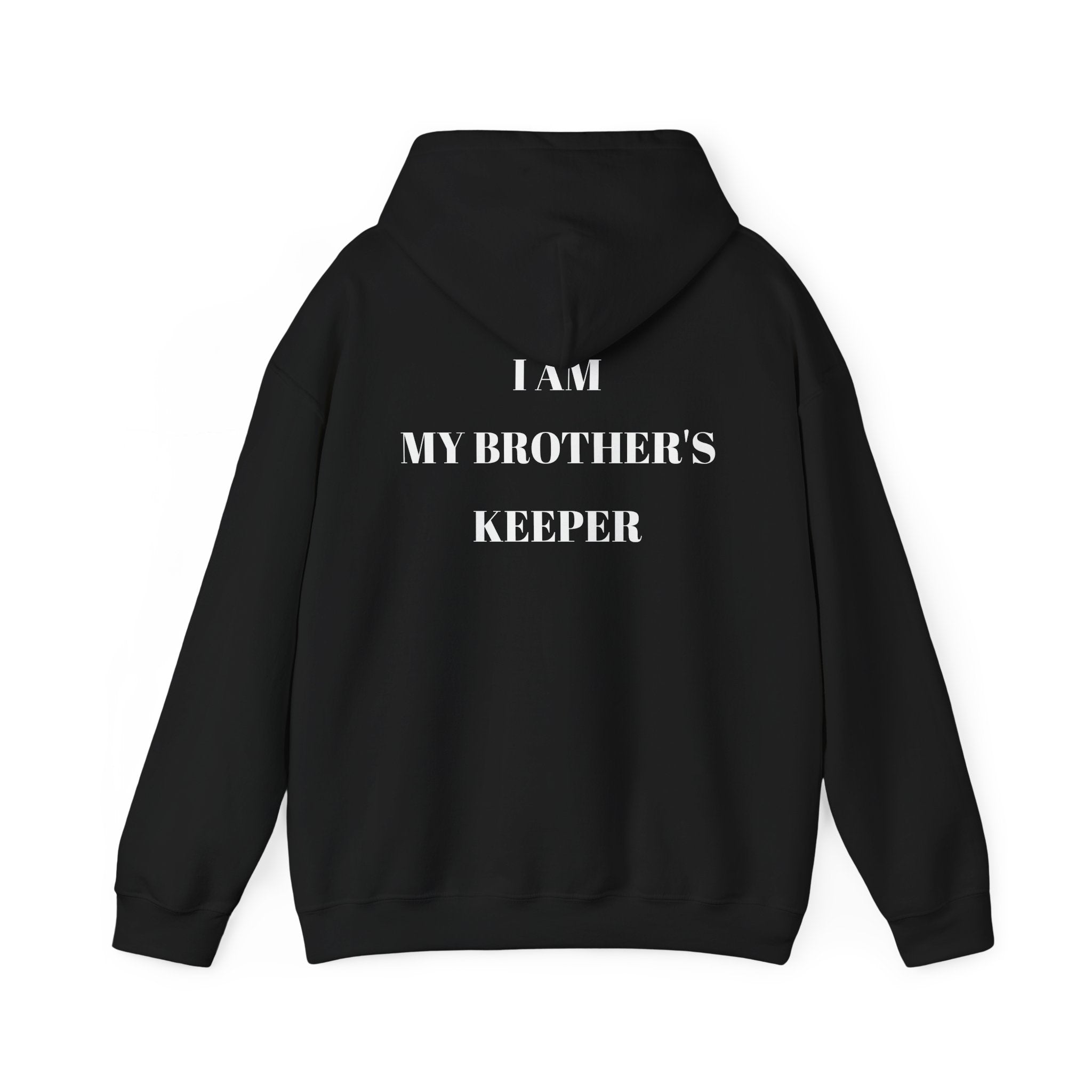 Proverbs 27:17 "I Am My Brother's Keeper" Hoodie — Christian Faith Pullover