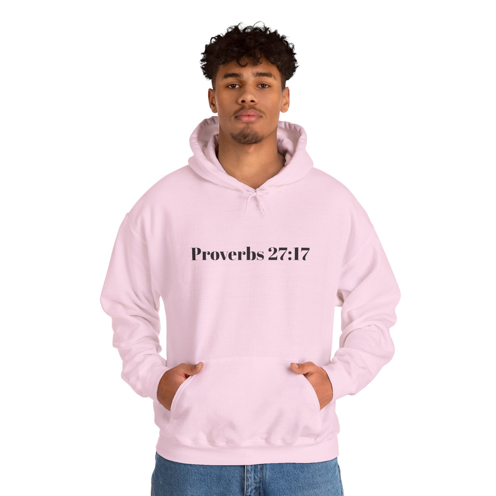Proverbs 27:17 "I Am My Brother's Keeper" Hoodie — Christian Faith Pullover