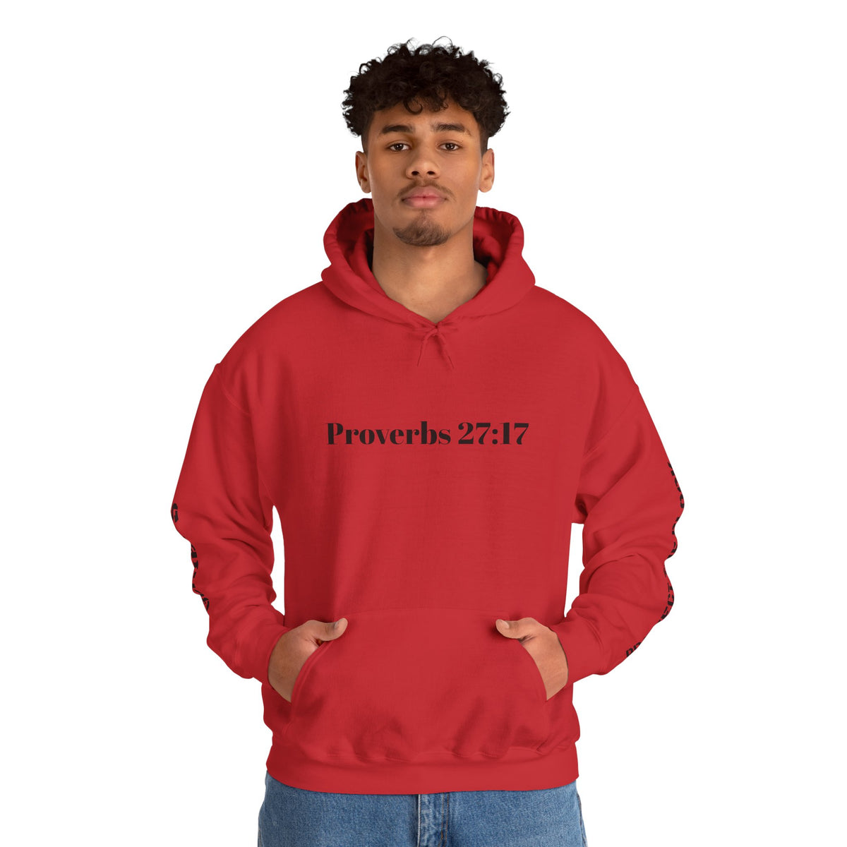 Proverbs 27:17 "I Am My Brother's Keeper" Hoodie — Christian Faith Pullover