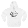 Inspirational Knight Hoodie — “Your mind is a battleground, stop going in unarmed”