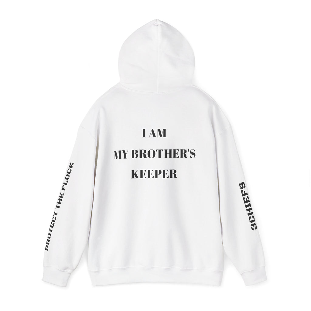 Proverbs 27:17 "I Am My Brother's Keeper" Hoodie — Christian Faith Pullover