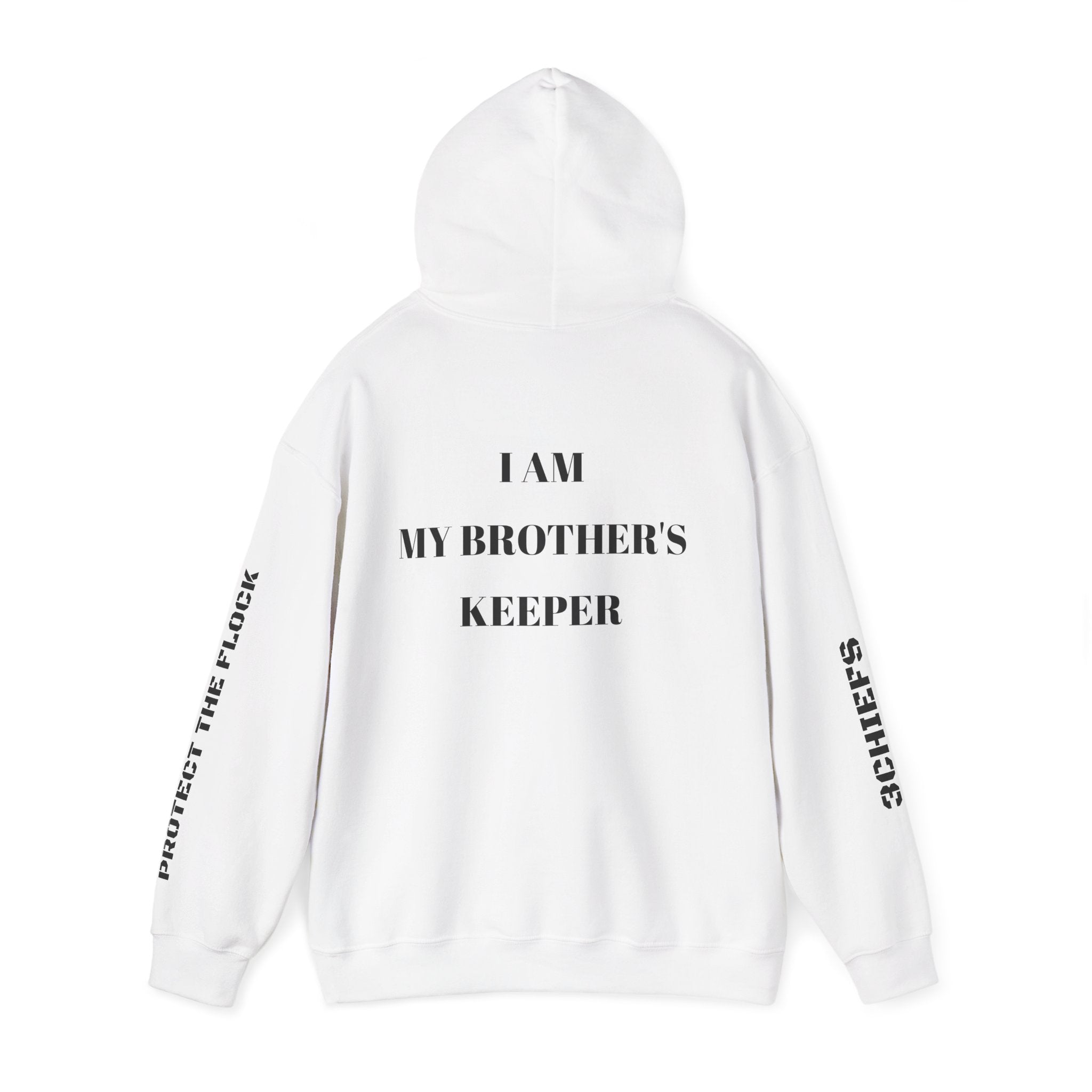 Proverbs 27:17 "I Am My Brother's Keeper" Hoodie — Christian Faith Pullover