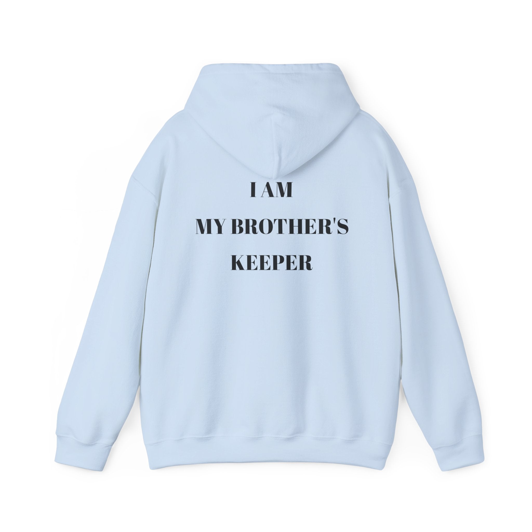 Proverbs 27:17 "I Am My Brother's Keeper" Hoodie — Christian Faith Pullover