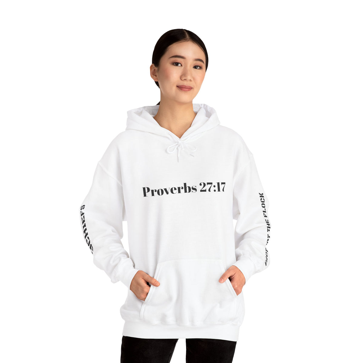 Proverbs 27:17 "I Am My Brother's Keeper" Hoodie — Christian Faith Pullover