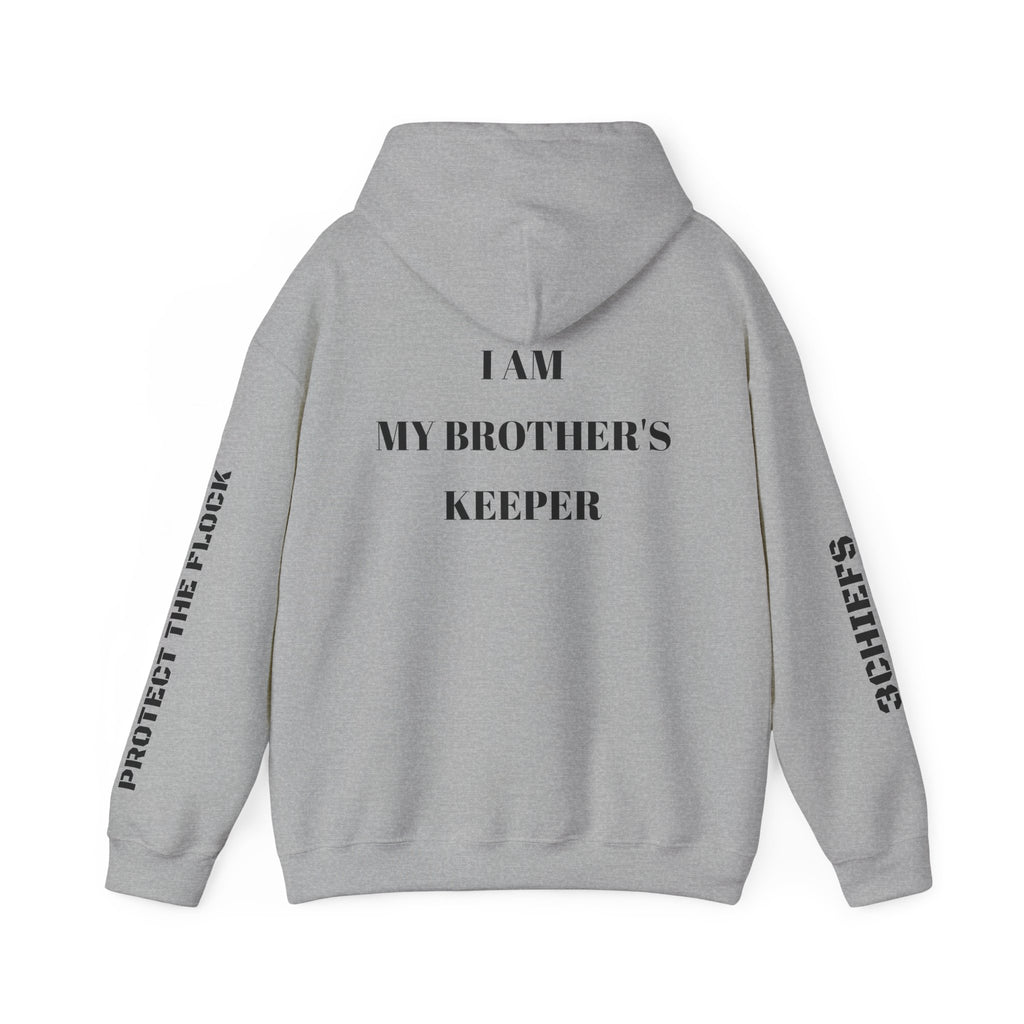 Proverbs 27:17 "I Am My Brother's Keeper" Hoodie — Christian Faith Pullover