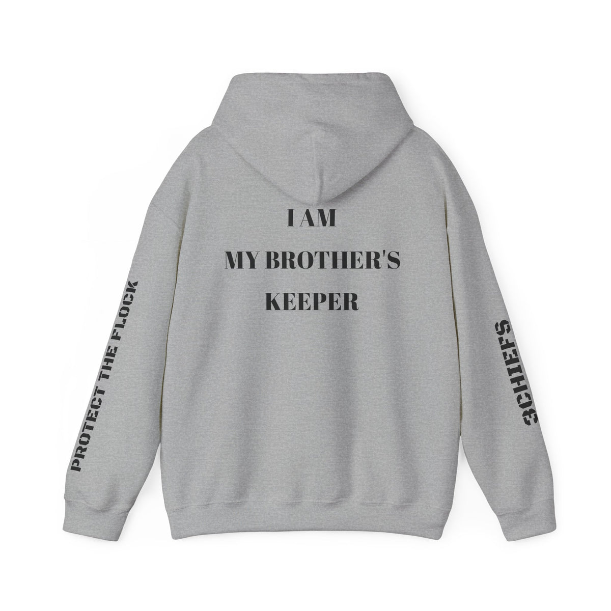 Proverbs 27:17 "I Am My Brother's Keeper" Hoodie — Christian Faith Pullover