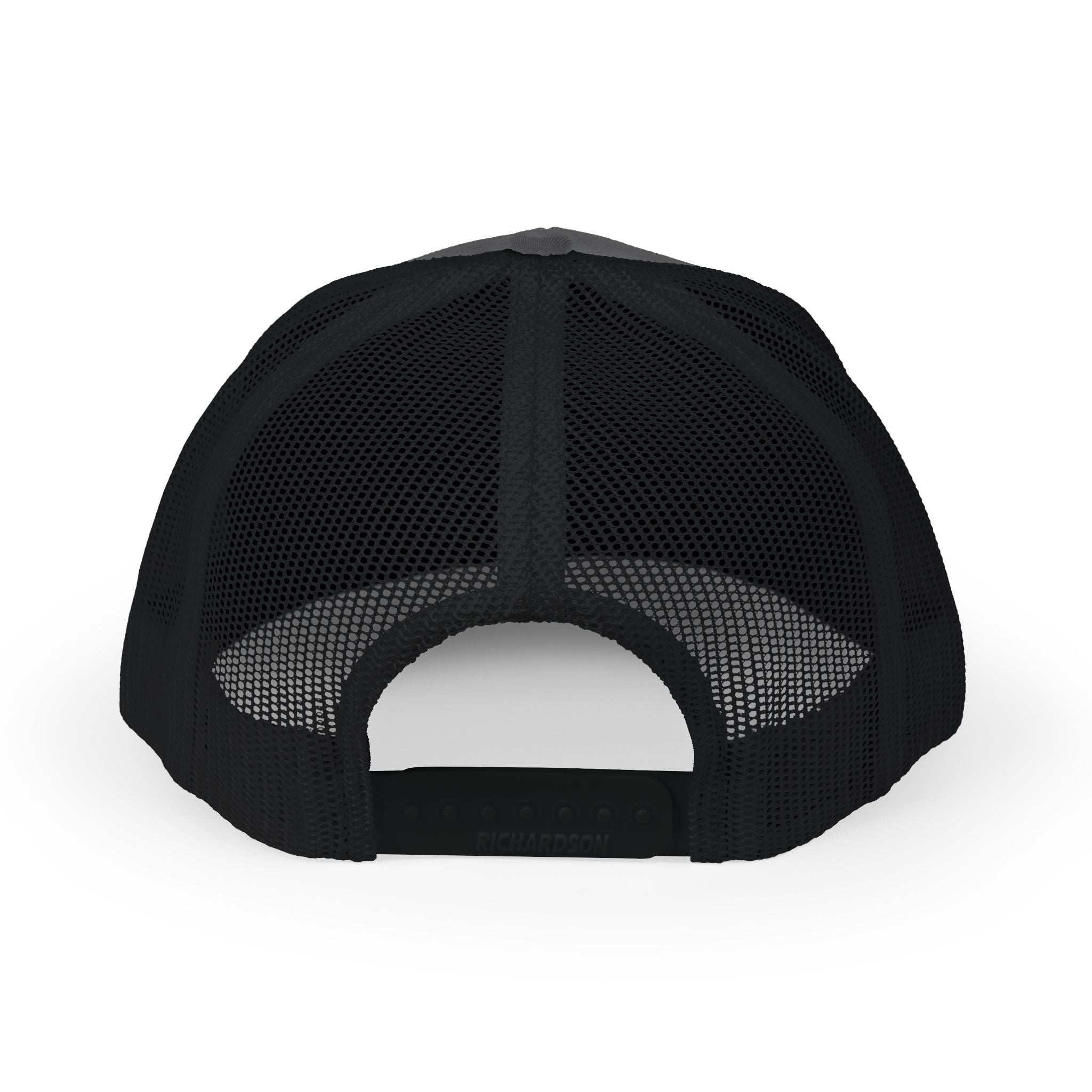 Priority Target Trucker Cap — Distressed Text Snapback Hat