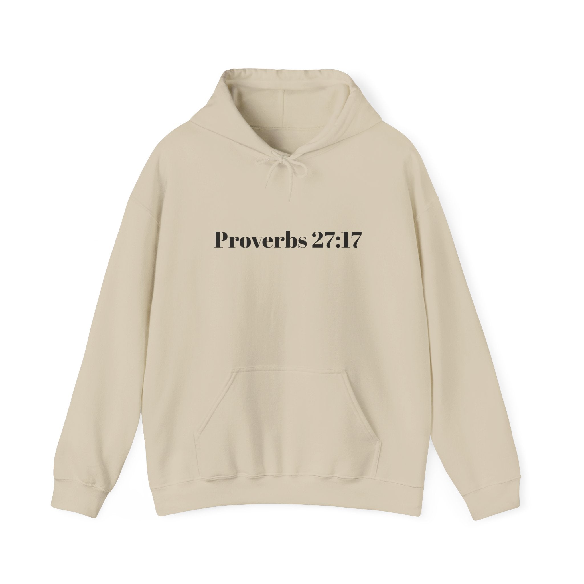 Proverbs 27:17 "I Am My Brother's Keeper" Hoodie — Christian Faith Pullover