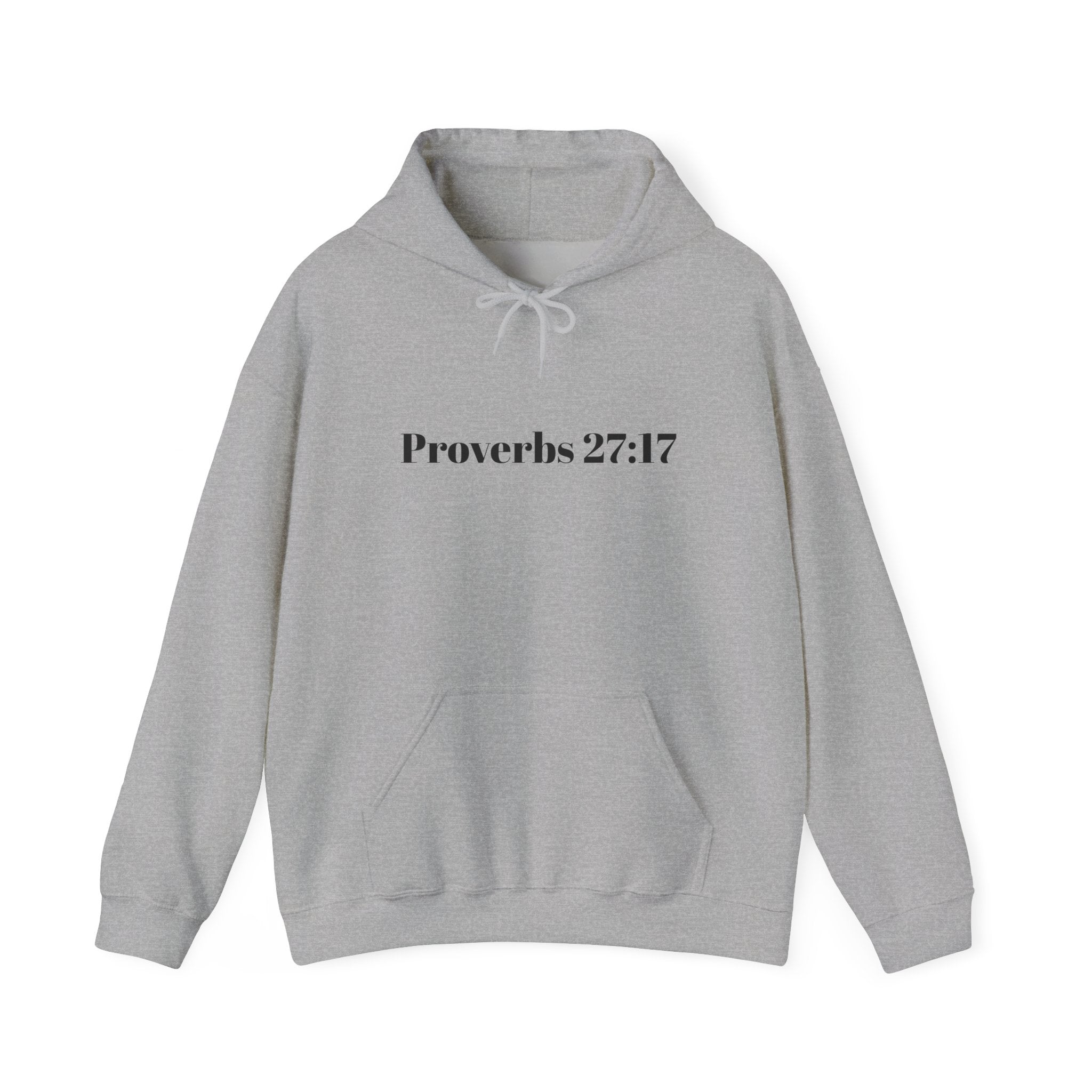 Proverbs 27:17 "I Am My Brother's Keeper" Hoodie — Christian Faith Pullover