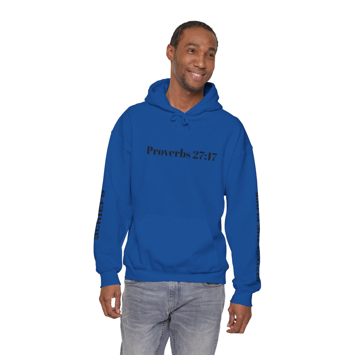 Proverbs 27:17 "I Am My Brother's Keeper" Hoodie — Christian Faith Pullover