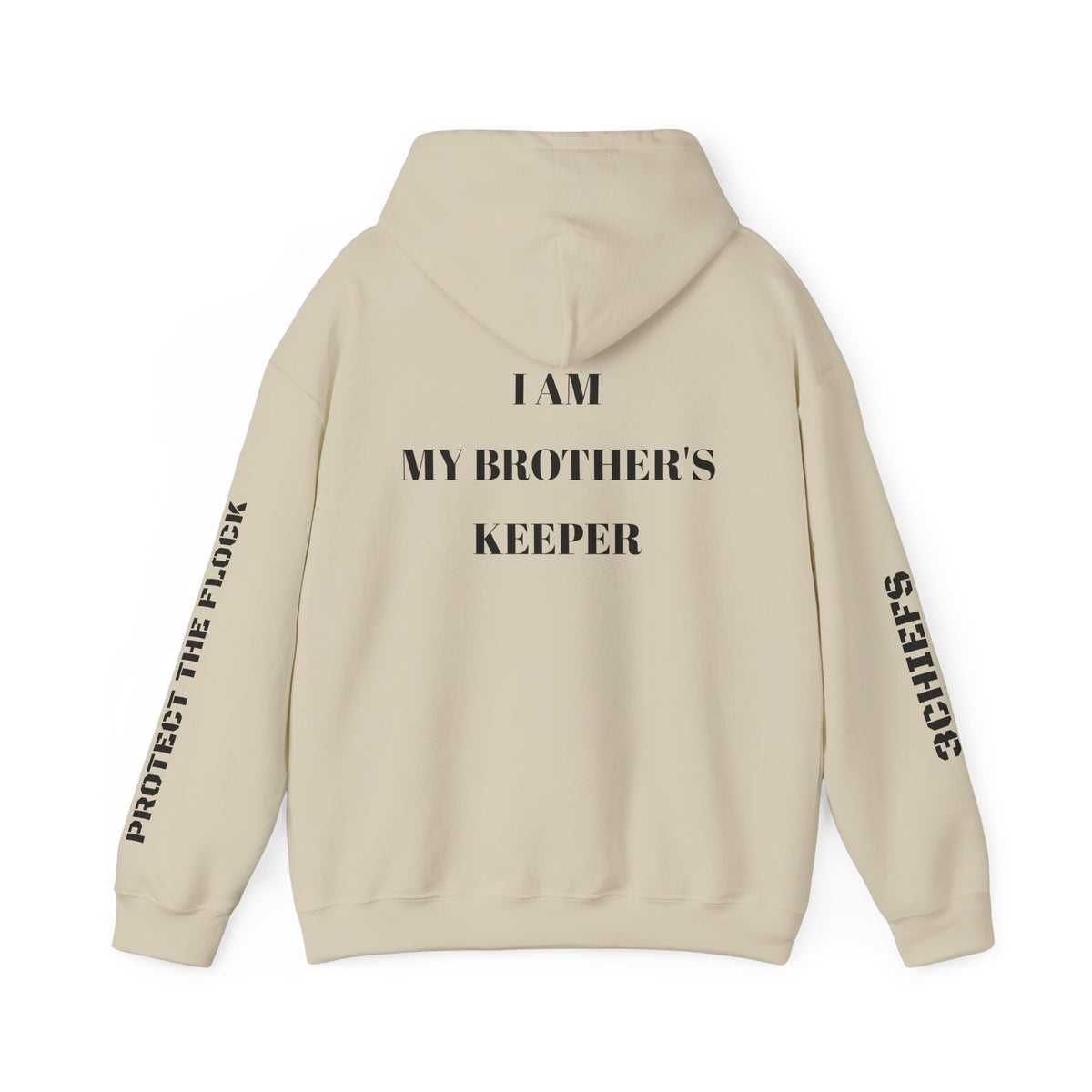 Proverbs 27:17 "I Am My Brother's Keeper" Hoodie — Christian Faith Pullover