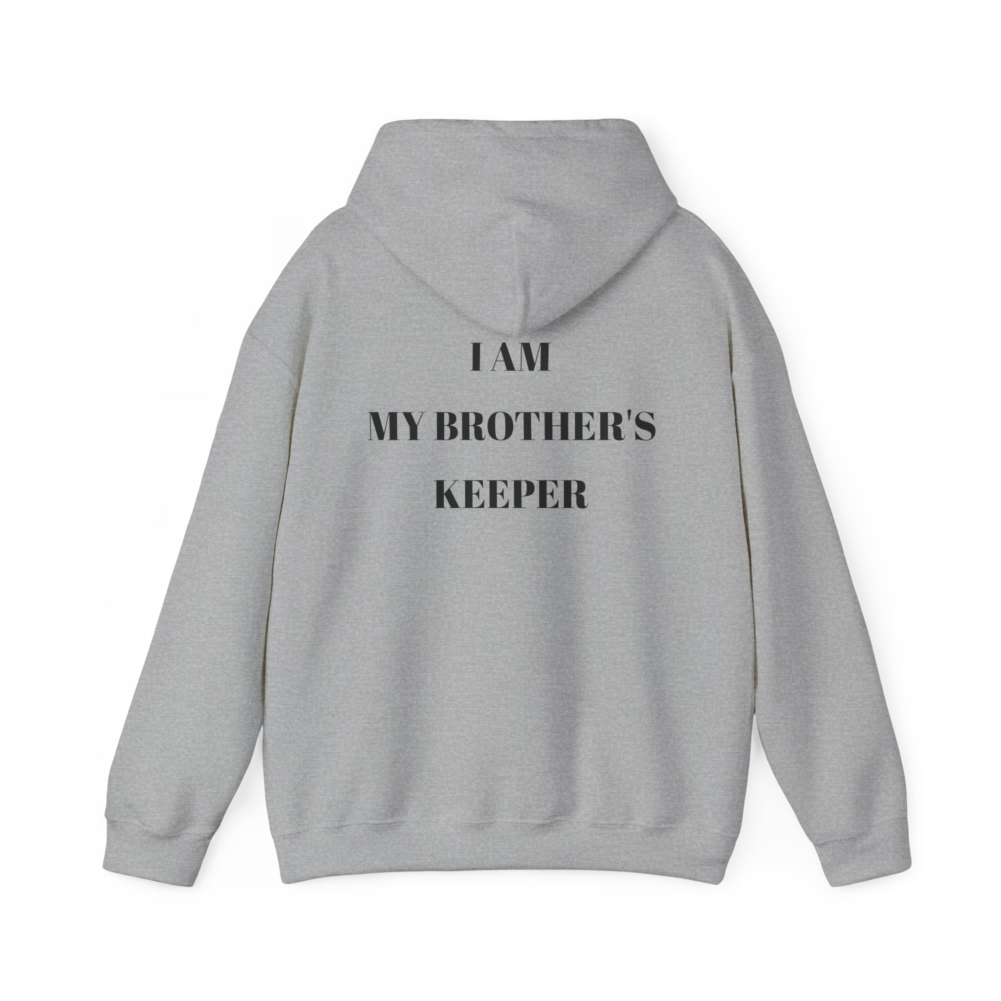 Proverbs 27:17 "I Am My Brother's Keeper" Hoodie — Christian Faith Pullover