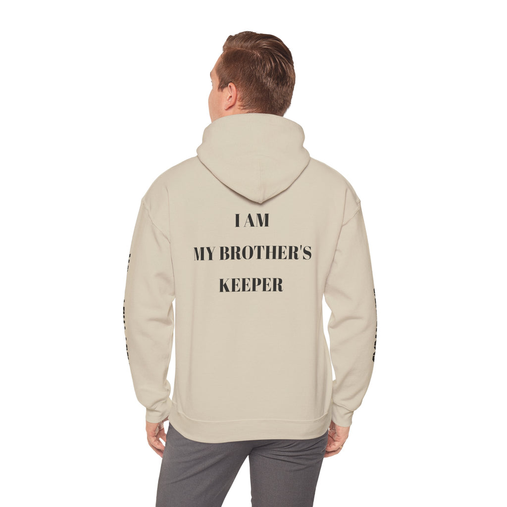 Proverbs 27:17 "I Am My Brother's Keeper" Hoodie — Christian Faith Pullover