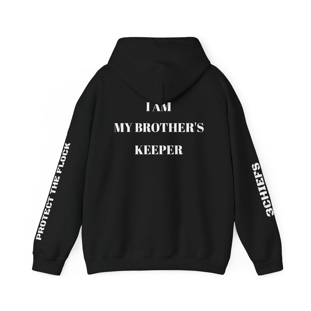 Proverbs 27:17 "I Am My Brother's Keeper" Hoodie — Christian Faith Pullover