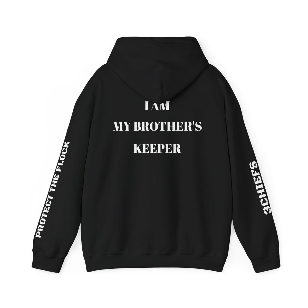 Proverbs 27:17 "I Am My Brother's Keeper" Hoodie — Christian Faith Pullover