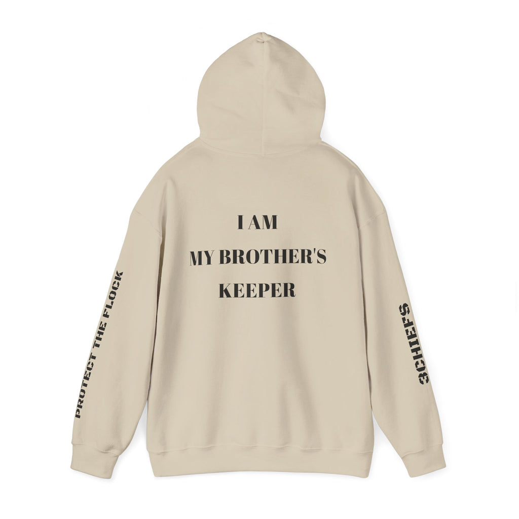 Proverbs 27:17 "I Am My Brother's Keeper" Hoodie — Christian Faith Pullover