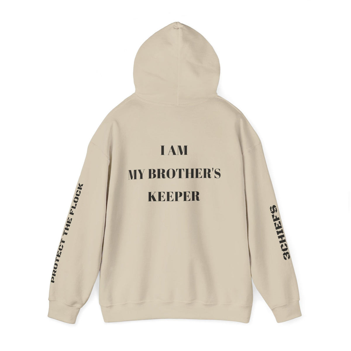Proverbs 27:17 "I Am My Brother's Keeper" Hoodie — Christian Faith Pullover