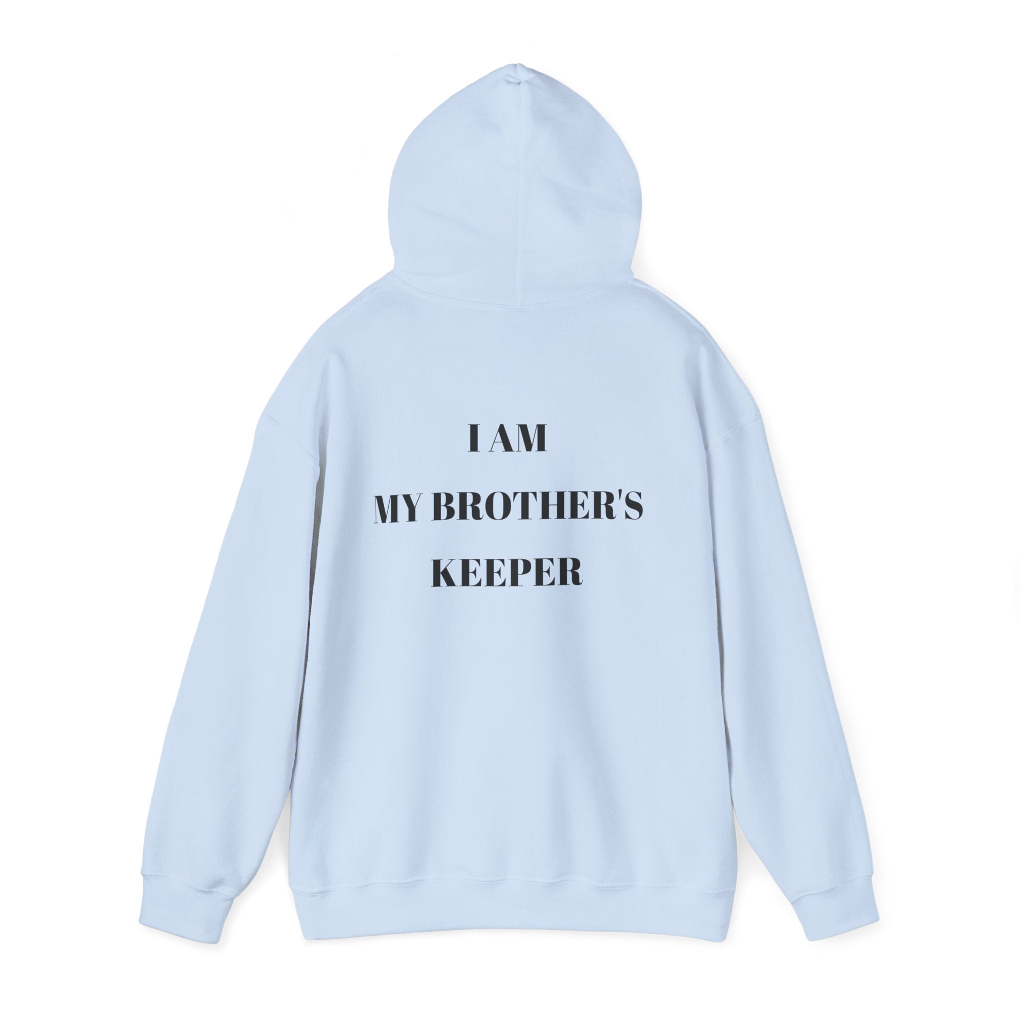 Proverbs 27:17 "I Am My Brother's Keeper" Hoodie — Christian Faith Pullover