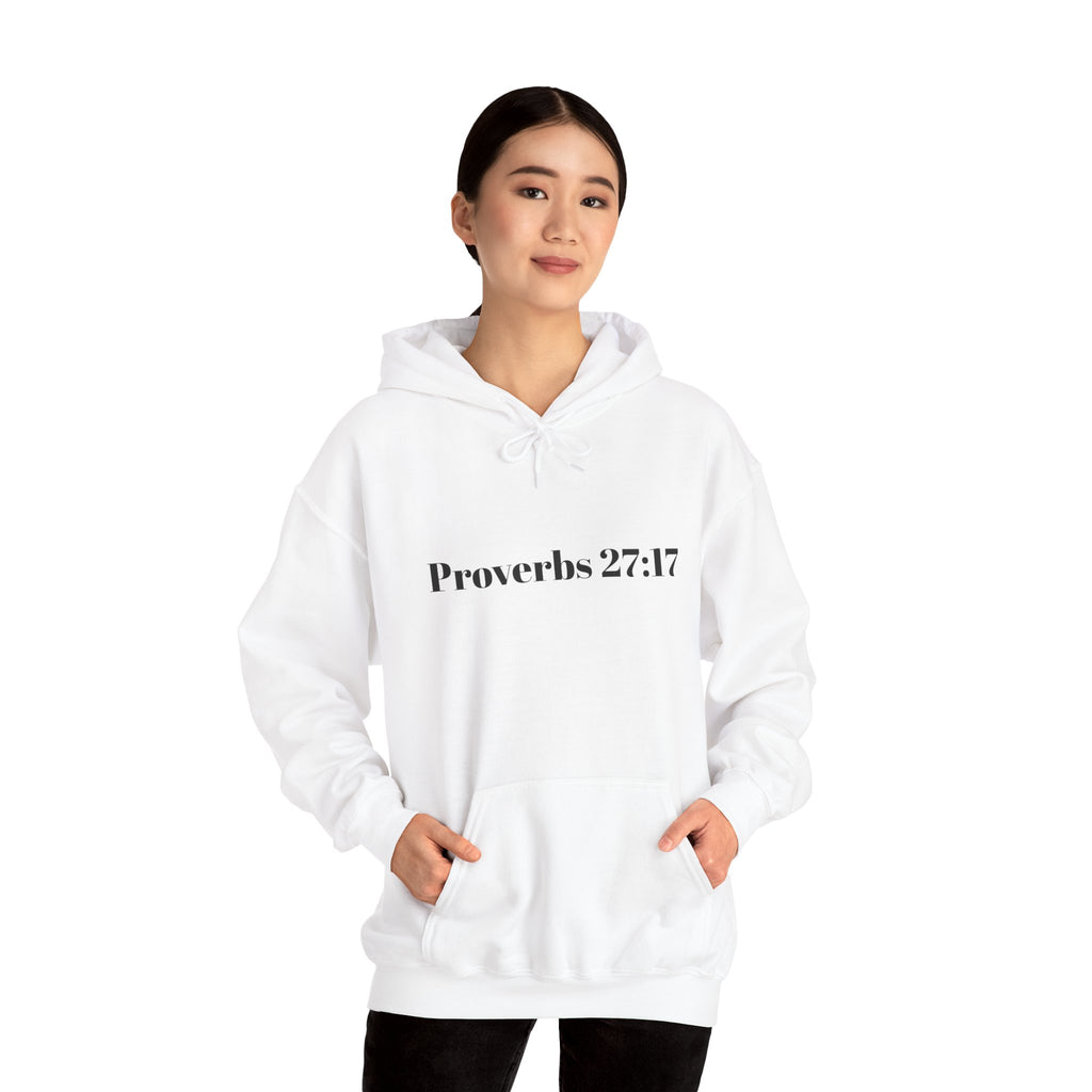 Proverbs 27:17 "I Am My Brother's Keeper" Hoodie — Christian Faith Pullover