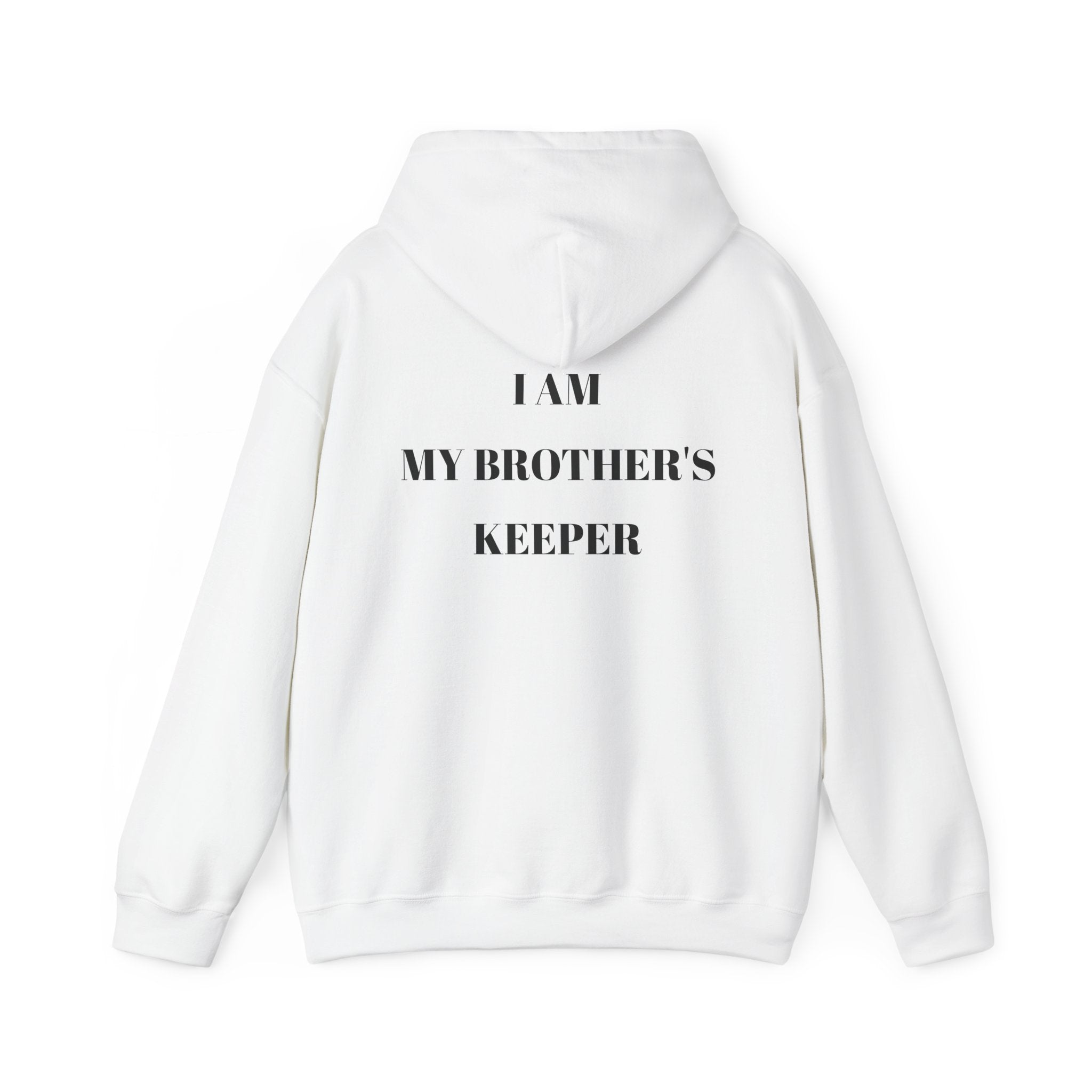 Proverbs 27:17 "I Am My Brother's Keeper" Hoodie — Christian Faith Pullover