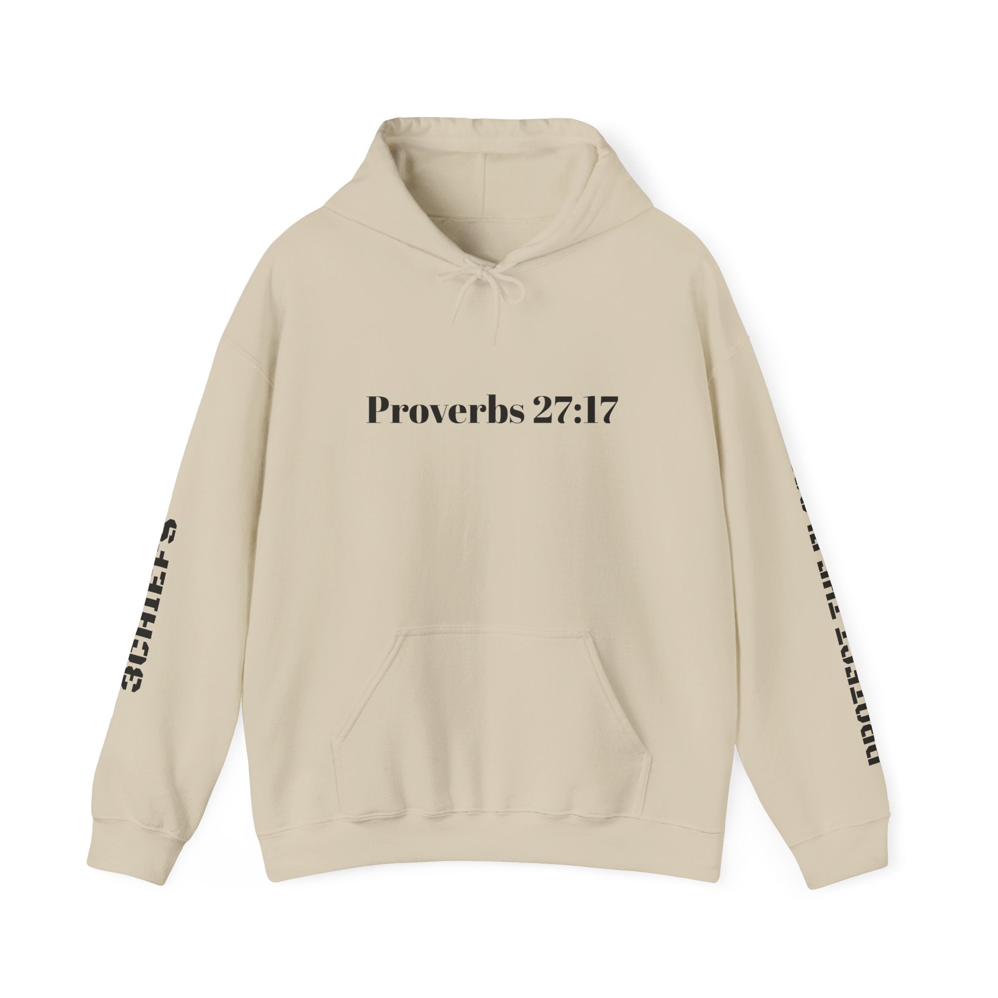 Proverbs 27:17 "I Am My Brother's Keeper" Hoodie — Christian Faith Pullover