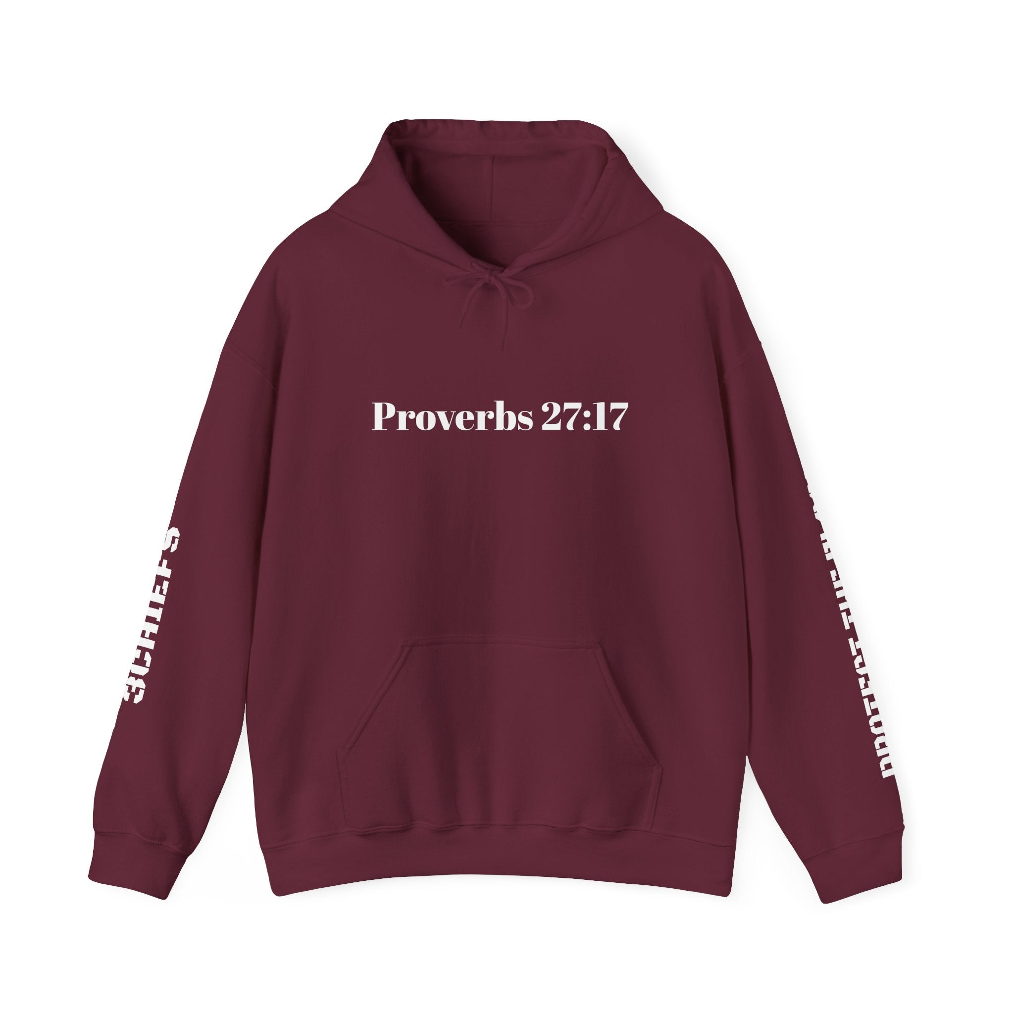 Proverbs 27:17 "I Am My Brother's Keeper" Hoodie — Christian Faith Pullover