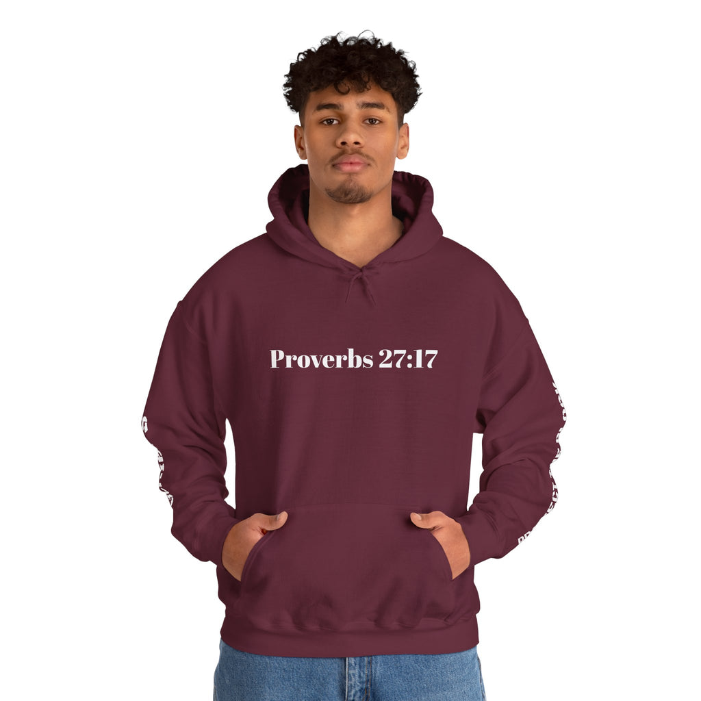 Proverbs 27:17 "I Am My Brother's Keeper" Hoodie — Christian Faith Pullover