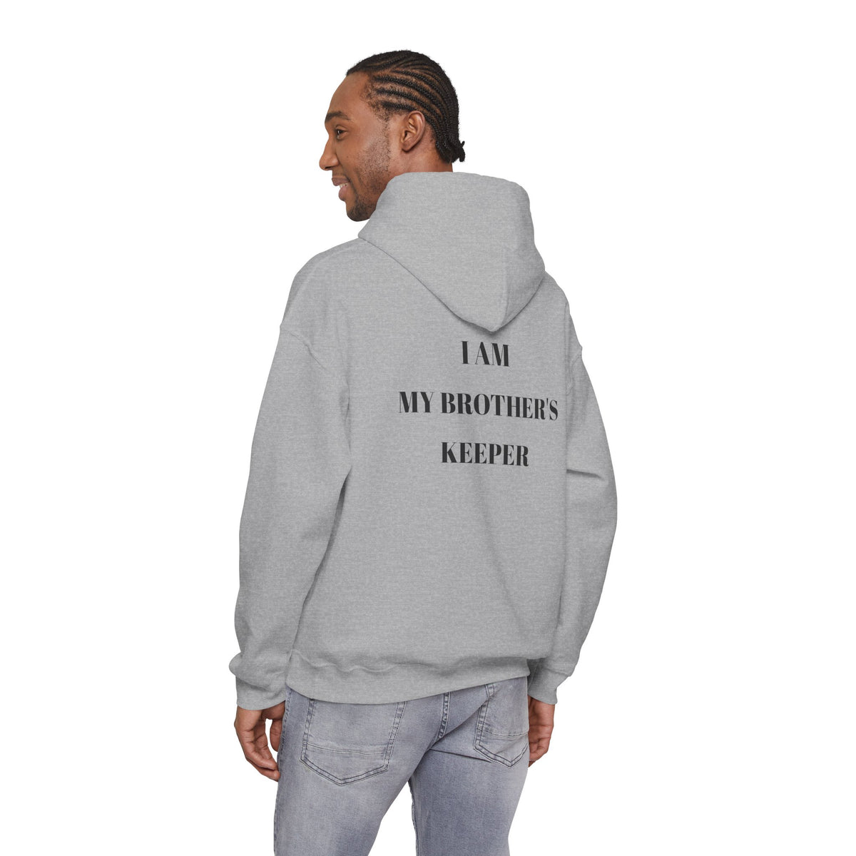 Proverbs 27:17 "I Am My Brother's Keeper" Hoodie — Christian Faith Pullover
